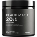 Black Maca Root - Ultra High Potency 20 : 1 추출물 - 단일 원산지, Wildcrafted & Highly Concentrated - 제 3 부 실험실 테스트 - 120 캡슐