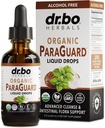 ParaGuard Cleanse Liquid Organic Detox - Black Walnut Wormwood Clove & Oregano Tincture와 인간을 위한 유기 Intestinal Guard 공식 보충교재 - 자연적인 초본 Intestine 몸 Gut Cleanser 2개 oz