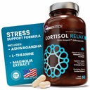 OmniBiotics Cortisol 여성과 남성을위한 보충 - Ashwagandha, L-Theanine, Magnolia 추출물, Phosphatidylserine을 가진 높은 Cortisol 관리자 Relaxation, Calm, Detox - 60 Vegan 캡슐