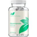 비타민 B3 니코틴아미드 500mg - 비타민 B3 Niacin Flush의 높은 흡수 형태는 Hear 피부 뇌 및 에너지 지원 - NAD Precursor - cGMP 미국 시설 (180 인분)에서 만든