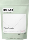Amy Myers MD Paleo Protein Powder - 딸기 및 크림, 20 서빙 - Collagen-Based Gut Function Support - 글루텐 - 무료 및 비 건조기 단백질 보충