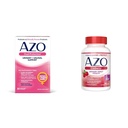 AZO Dual Protection | Urinary + Vaginal Support* | Prebiotic Plus Clinically Proven Women's Probiotic | 24시간 이내에 근무 개시 | 30개 & Cranberry Urinary Tract Health Supplement