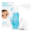 Frida Baby NoseFrida Saline Mist Nasal Inhaler, 임신 및 아기를위한 알레르기 완화를위한 Decongestant 스프레이 + 어린이, Nasal Saline 스프레이, Soothes Stuffy Nose & Sore Throat, 마스크 포함