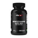 Benfotiamine 600mg - 180 채식 캡슐 - 지방 수용성 비타민 B1 보충