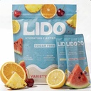 LIDO Variety Pack Electrolyte Powder Packets — Clean, Zero-Sugar Hydration Drink Mix with Balanced Sodium for Fast Replenishment — Vegan, Paleo & Fasting Friendly — 28 스틱