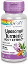 Solaray 보장 된 Potency Liposomal 심황 뿌리 추출물 비 GMO, Veg 모자 (Btl-Plastic) 330mg | 30ct