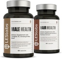 LES Labs 성숙한 남성 뭉치 남성 건강 및 머리 건강 지원 건강한 남성 호르몬 수준, 내구시간 및 머리의 중대한 머리