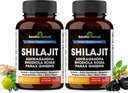 Shilajit Pure Himalayan for Men & Women | Ashwagandha가있는 120 캡슐 | 높은 효능 및 에너지 보충 | Gummies보다 더 나은 흡수 | 여분의 힘과 체력 | 바다 Moss와 결합