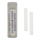 칼륨 Iodide Starch Oxidizer 테스트 용지 [100 스트립의 다이얼] 염소, 이오딘 및 과산화물 탐지 - 몸을 테스트하지