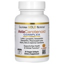캘리포니아 골드 영양 Astaxanthin Carotenoid Complex, Lutein, Lycopene, Astaxanthin, 30 Veggie Softgels