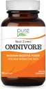 Real-ZymesTM OMNIVORE는 더 나은 소화를 위한 Probiotics를 가진 소화 효소 보충교재 - Bloating, 가스, Belching, Diarrhea, 변비, IBS, 등의 기복을 위한 자연적인 지원 - 90의 모자