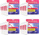 WoundSeal 분말 4 각 (포장 4) - 상처, 스크랩 및 마모에 대한 부상 치료 응급 처치 - 스티치 또는 붕대없이 초에 출혈을 중지