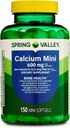 뼈 건강을 위한 비타민 D3-600mg 칼슘을 가진 칼슘 보충교재, 150 소형 Softgels, 정유 칼슘 및 비타민 D3 지원