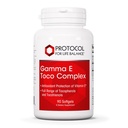 LIFE BALANCE Gamma E Toco Complex를 위한 PROTOCOL - 비타민 E 300mg - 산화 방지제 지원 - 심장 혈관 건강 & 뇌 건강을 위해 - Tocotrienol로 - Halal & 낙농장 자유로운 - 90 Softgels