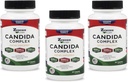 Zenesis Labs Candida Complex Cleanse Detox Caprylic 산성 보충, Oregano 추출물, Probiotics, 효소 - 대량 180 캡슐, 90 일 공급 (60 캡슐 / 병)