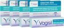 Vagisil Feminine 여자를 위한 반대로 Itch 크림, Hydrocortisone를 가진 과민한 피부 공식은, 효모 감염 Irritation, 부인과학 시험해, Soothes & 차가운, 1oz (포장 4)를 구호합니다