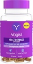 Vagisil 효모 방어 보충교재, 도움 균형 효모 및 좋은 박테리아, 임상적으로 입증된 프로바이오틱스, 청결한 성분은, 건강한 질 미생물 Microbiome, 다만 1개의 캡슐 매일, 30의 캡슐을 승진시킵니다