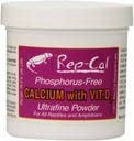 Rep-Cal Phosphorus 비타민 D3 무료 칼슘 - Ultrafine 분말 3.3 oz - 팩 6