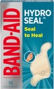 BAND-AID 상표 수력 물개 접착제 방수 붕대, 첫번째 원조를 위한 Hydrocolloid 젤 헝겊 조각, Minor 물집, 커트 & 스크랩, 10 조사를 위한 더 빠른 치유