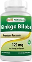 제일 자연적인 은행나무 Biloba 120 mg 120 캡슐