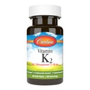 Carlson - 비타민 K2 MK-7 (Menaquinone), 90 mcg, 뼈 지원, 칼슘 Bioavailability, K2 비타민, 비타민 K-2, 60 Softgels