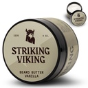 Striking Viking Beard Butter - 자연 성분 (Vanilla, 4oz)을 가진 비 Greasy Moisturizer - 당신의 Beard Hydrated를 지키고 새로 고침하십시오