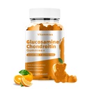 Glucosamine Chondroitin Gummies MSM & Elderberry 여분 힘 - 합동 지원, 성인, 남자 & 여자 무기물, coenzyme Q10, DHA - 60 오렌지 Gummies를 위한 산화 방지제 면역성이 있는 지원 보충교재
