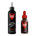 Beard Octane Fundamental Beard Kit - Beard 샴푸 & 오일 - Jojoba & Argan (Victory - Ginger Yuzu, Labdanum & Fresh Ozone)와 천연 Beard Care