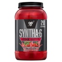 BSN SYNTHA-6 가장자리 단백질 분말, Hydrolyzed Whey, Micellar Casein, 우유 단백질 Isolate, 낮은 설탕, 24g 단백질, Strawberry Milkshake, 28 서빙과 딸기 단백질 분말
