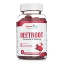 Beetroot Gummies 300mg - 건강한 순환 지원 * - 자연 혼합 과일 맛 비 GMO Vegan-Beet Chews- 90 조사
