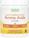 L-Leucine, L-Lysine, L-Threonine 및 L-Isoleucine, Unflavored, 10.58 oz (300 g)를 가진 SuperNutrition Leucine는 필수 아미노산을 풍부하게 했습니다