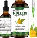 Mullein 잎을 가진 액체 하락, Lungs 유기 호흡 부스터 알콜을 위한 Mullein 하락은, Immune와 호흡 건강 지원, 백색을 위한 Lung Cleanse를 해방합니다
