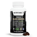 블랙 씨 오일 3 % Thymoquinone 표준화 - 임상적으로 장식, USP 등급, 냉간압 Nigella Sativa ThymoQuin, 비 GMO - 60 Softgels