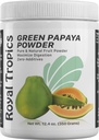 Royal Tropics 녹색 Papaya 분말. Digestive 지원을 위한 효소.