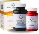 Relumins Premium Summer Glow Set – Collagen Pineapple, Glutathione 1000mg & Vitamin C - 피부 건강 및 전반적인 웰빙을위한 산화 방지제 지원 - 3-in-1 Beauty & Wellness Kit