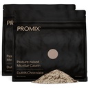 ProMix 영양 Casein 단백질 분말 - 잔디 볶음, 페이스트, 느린 릴리스 25g Micellar Casein - 5.4g BCAA Gluten 무료, 설탕 무료, 콩 무료 - 초콜릿, 5lb