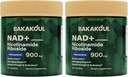 NAD 보충 - Liposomal 니코틴 아미드 Riboside, Resveratrol, Quercetin, NAD 니코틴 아미드 Riboside Resveratrol 900mg, NAD + 남자와 여자를 위한 보충교재, 80의 캡슐 2 팩