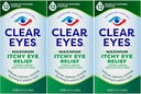 명확한 눈 최대 Itchy 눈 기복 눈 강하, 0.5 Fl Oz (포장 3)