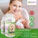 Breastfeeding 보충교재 Lactation 증가된 Breast 우유를 위한 지원, 우유 이틀 유기 Fenugreek씨, Moringa 분말, Breastmilk Postnatal 비타민을 가진 Lactation 보충교재 캡슐 어머니를 위해.