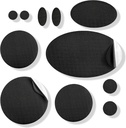 aZengear 수리 패치 - 방수, 자기 접착, 눈물 - 차가운 - 저항하는 나일론 폴리 에스터 수정 Puffer 코트, 기어, 텐트 (11 조각, 솔리드 블랙)