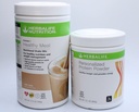HERBALIFE (Duo) 공식 1 건강한 식사 영양 셰이크 혼합 (카페 라떼) 개인화 된 단백질 분말
