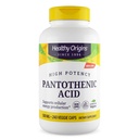 건강한 근원 프리미엄 비타민 B5 Pantothenic 산 500 mg Vegan 캡슐, 고강도, 에너지 부스트 및 대사 지원, 피로 & 피로, 피부 관리를 위한 여드름 보충교재, 백색, 240 조사