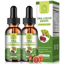 TMG는 1000MG를 보충합니다 - Trimethylglycine 액체 하락, Betaine 높은 흡수, 지원 메틸화, Liver Wellness & Cognitive, Non-GMO, Vegan, 혈액 오렌지 풍미, 1 Fl.Oz (2 팩)