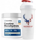 Creatine & Shaker 번들 – Micronized Creatine Powder (250g, 50 서빙) + 28oz 누출 방지 BPA-Free Shaker Bottle for Optimal Mixing