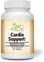 Zen Supplements - Coenzyme Q10, Hawthorn, Horsechestnut, Cayenne, Grape Seed 및 Vitamin E와 함께 항산화제, L- 카르니틴, L-타우린 플러스 심장 지원, 건강한 심장 60-Tabs