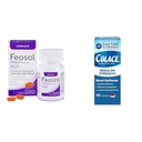 Feosol 완전한 철 보충교재 30 조사 및 Colace 발판 연화기 60 조사 뭉치