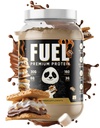 지하 바이오 연구소 팬더 연료 프리미엄 단백질 Whey,Hydrolyzed Collagen,Casein,Probiotics, 효소, Keto 친절, 시간 릴리스, 25 서빙 (2.5 파운드, Campfire S'More)