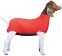 쇼 염소에 대 한 프로 레드 스판덱스 고트 튜브를 표시-Show Livestock 공급: Goat Covers & Blankets