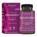 예비 품목 아름다움 Resveratrol 250 mg - 제일 Trans-Resveratrol - 세포 & 심장 건강을 위한 Vegan 산화 보충교재 - 원조 건강한 시효 & 면역력 - 60 식물성 캡슐