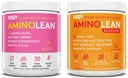 RSP NUTRITION AminoLean Pre Workout Energy (Pink Lemonade 30 서빙) AminoLean Recovery Post 운동 부스트 (Blood Orange 30 서빙)